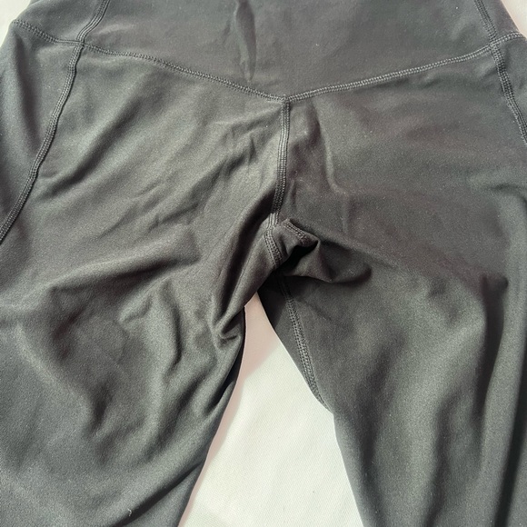 M Nike Recycled Straight Leggings Ten Less Plastic Bottles Training Black Pants - Picture 10 of 11